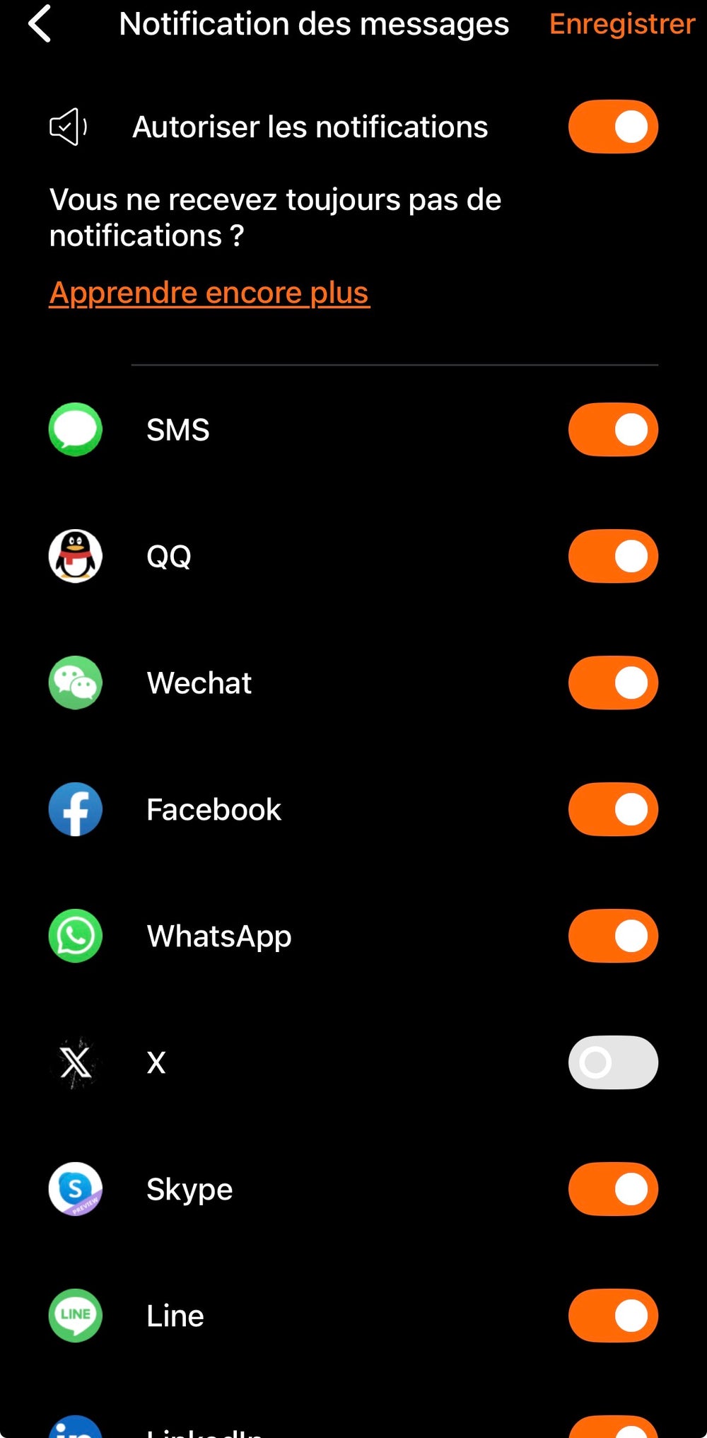 Notifications intelligentes